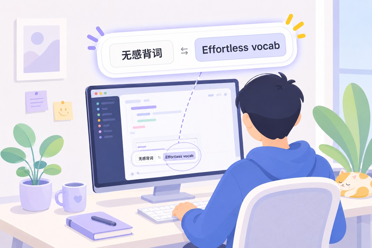 边打字边学英文 — 随键翻译